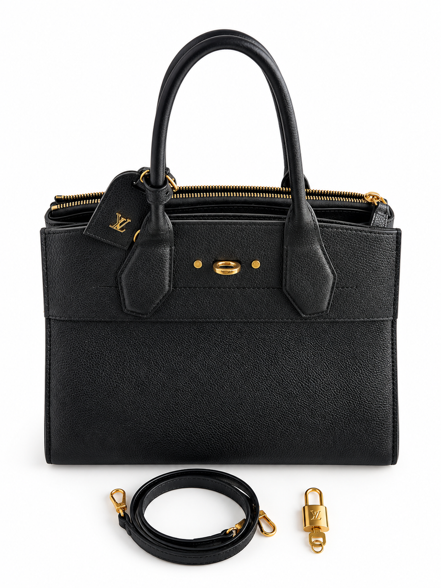 Louis Vuitton Steamer MM — Black