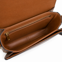 CELINE Teen Triomphe Bag in Triomphe Canvas and Calfskin 18x14