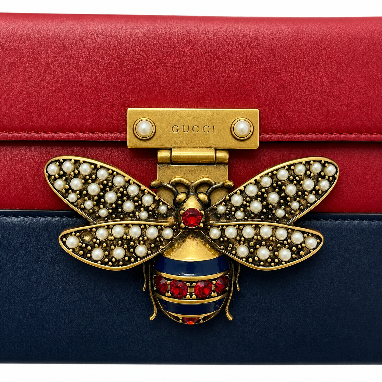 Gucci Queen Margaret Top Handle Bag Multicolour Leather