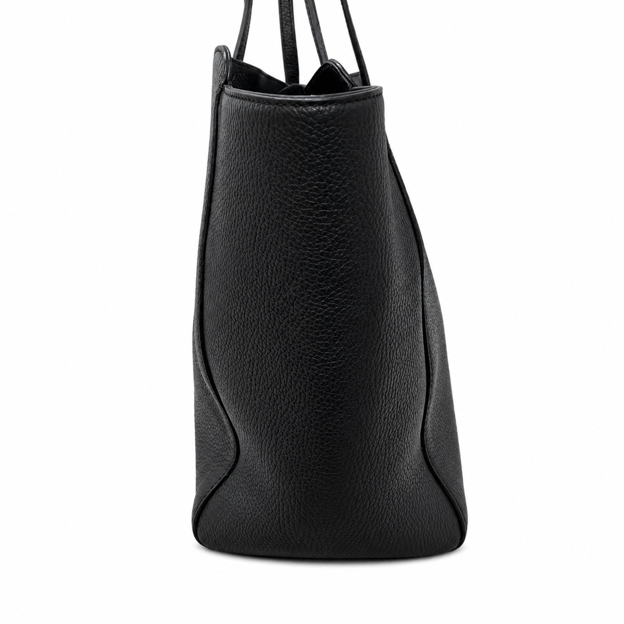 Gucci Swing Tote Bag Black Leather