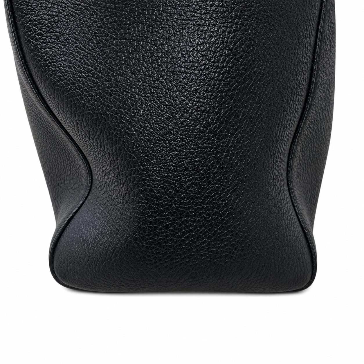 Gucci Swing Tote Bag Black Leather