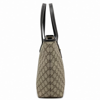 Gucci GG Supreme Tote Bag Brown Canvas