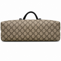 Gucci GG Supreme Tote Bag Brown Canvas