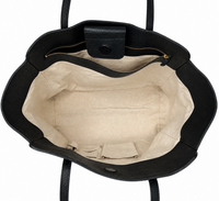 Gucci Swing Medium Leather Tote — Black
