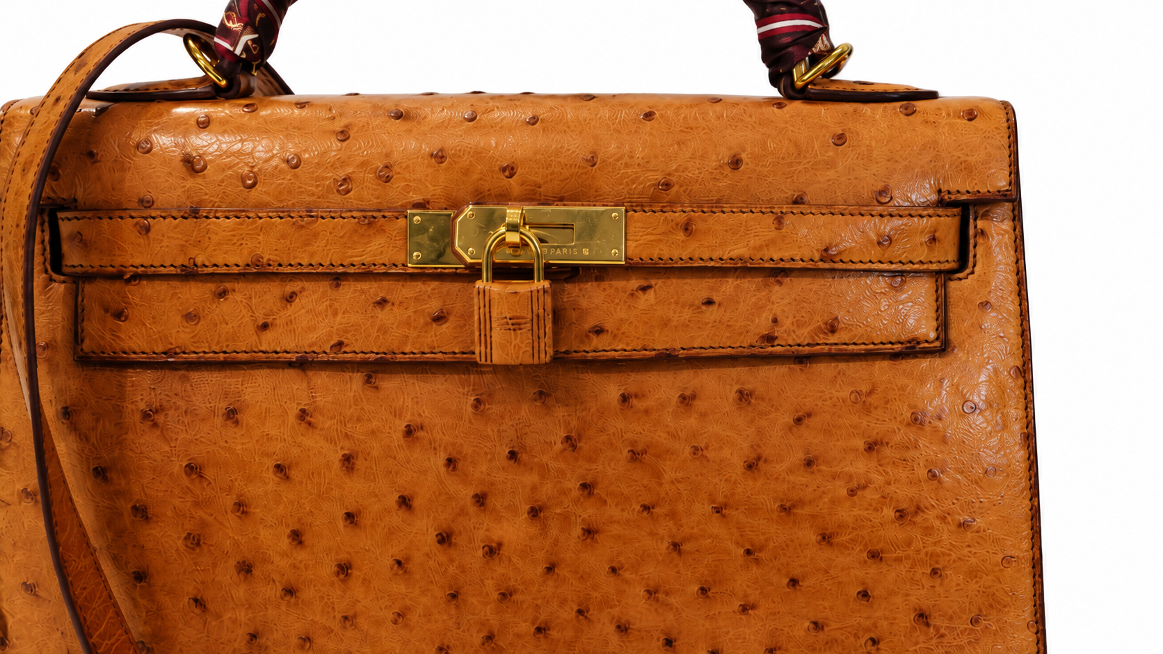 Hermès Kelly 32 Sellier in Ostrich
