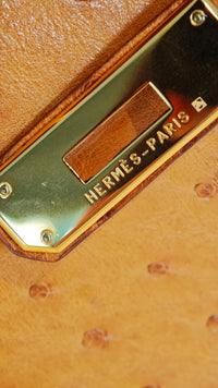 Hermès Kelly 32 Sellier in Ostrich