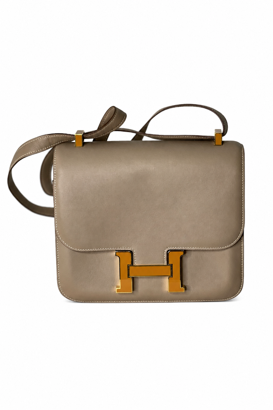 Hermès Constance 18 in Étoupe Swift with Gold Hardware