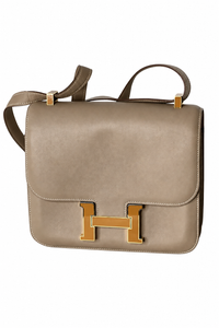 Hermès Constance 18 in Étoupe Swift with Gold Hardware