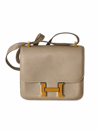 Hermès Constance 18 in Étoupe Swift with Gold Hardware