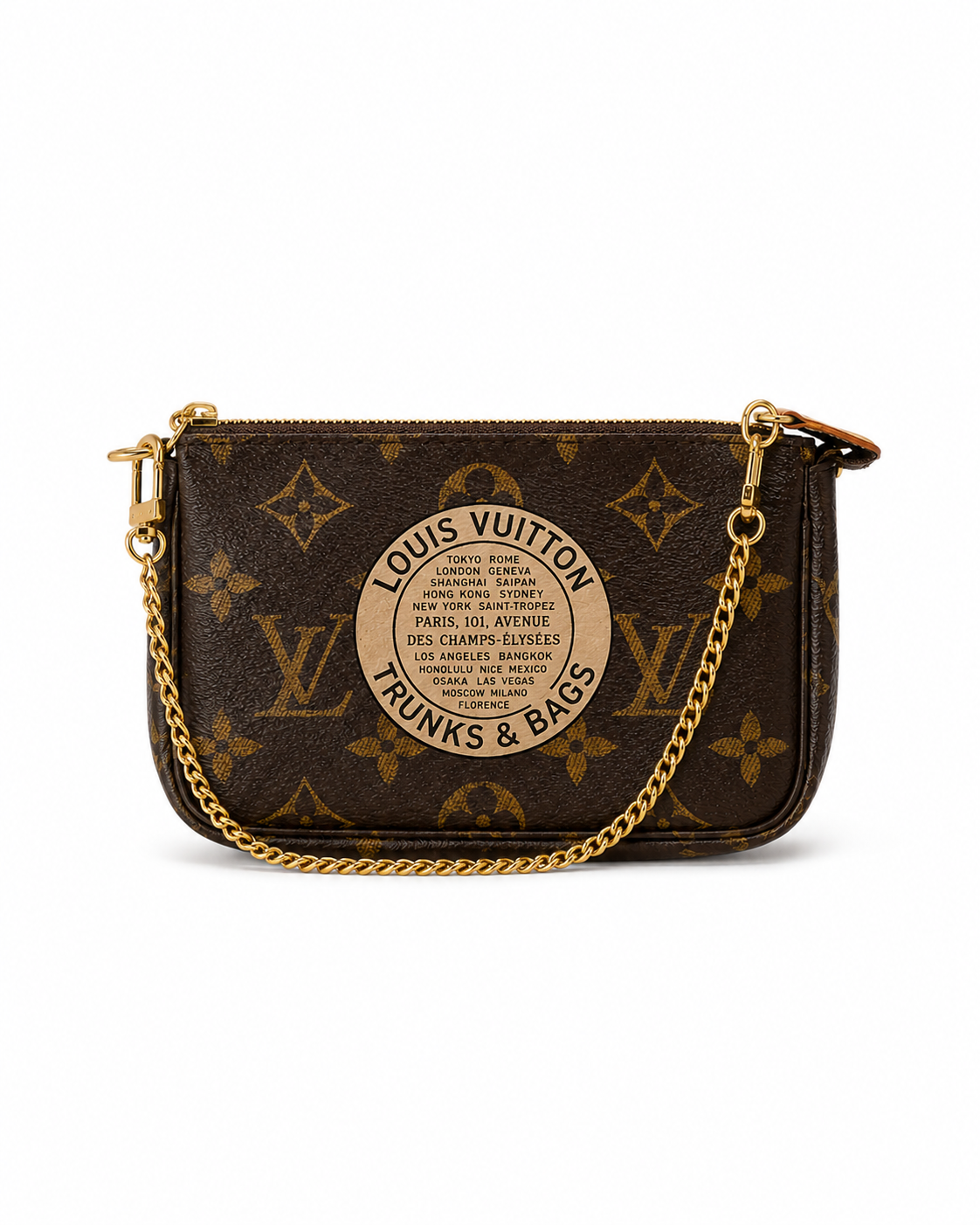 Louis Vuitton Mini Pochette Accessoires Monogram Trunks and Bags