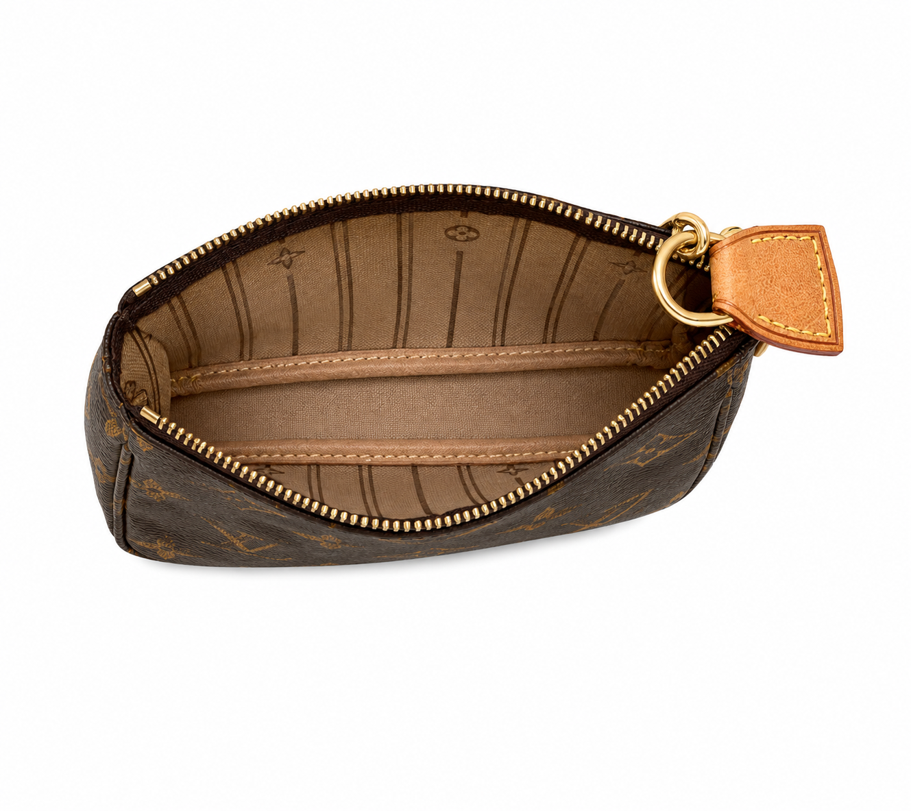 Pre-owned Louis Vuitton Mini Pochette Accessoires in Monogram Trunks and Bags canvas, authenticated by MIKUN — view 3 of 3