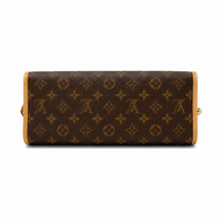 LOUIS VUITTON Popincourt Monogram Canvas Brown Handbag