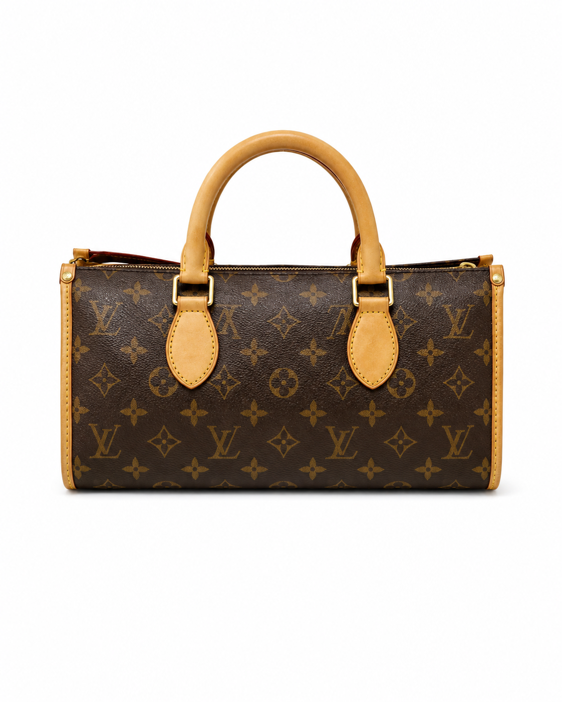 LOUIS VUITTON Popincourt Monogram Canvas Brown Handbag