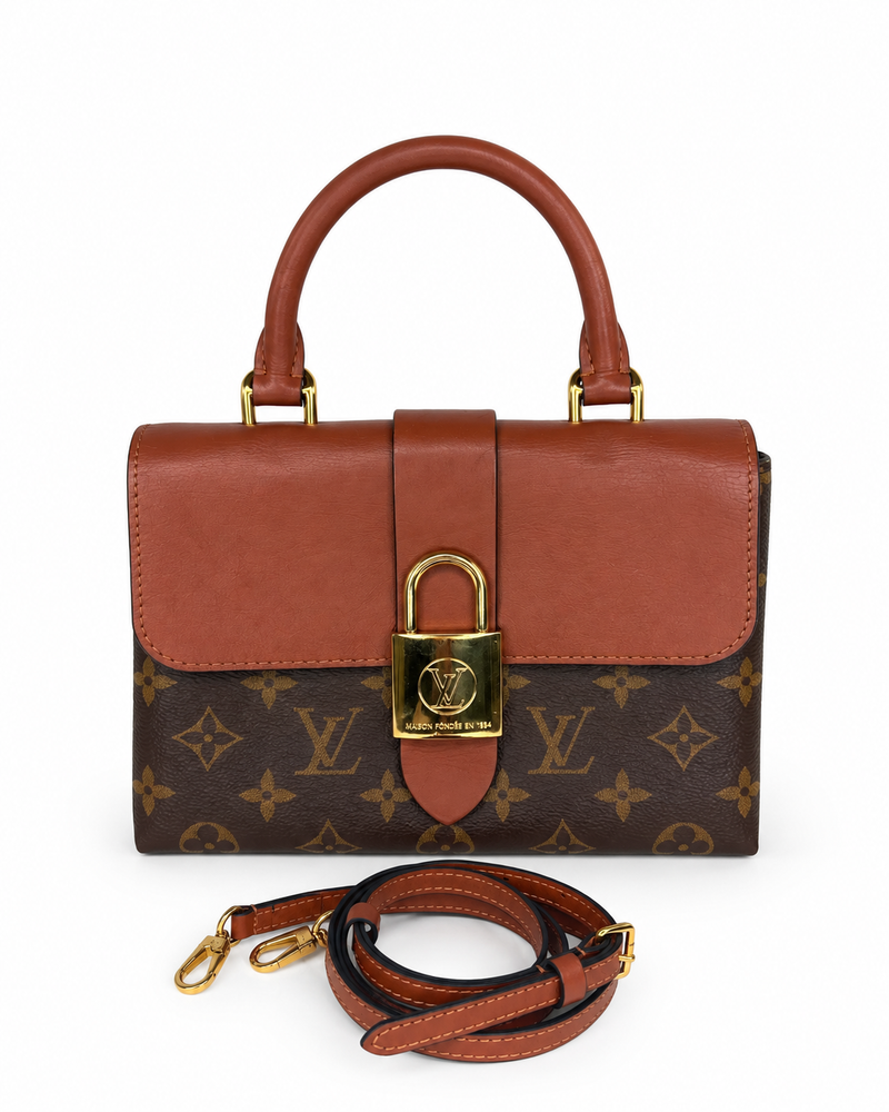 Louis Vuitton Locky BB — Monogram Canvas & Caramel Leather