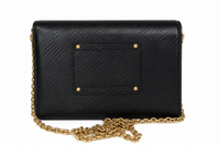 Louis Vuitton Twist Belt Chain Pouch — Black Epi Leather