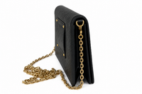 Louis Vuitton Twist Belt Chain Pouch — Black Epi Leather