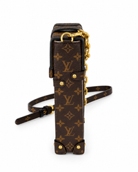 Louis Vuitton Vertical Trunk Pochette — Reverse Monogram Canvas