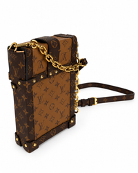 Louis Vuitton Vertical Trunk Pochette — Reverse Monogram Canvas