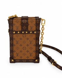 Louis Vuitton Vertical Trunk Pochette — Reverse Monogram Canvas