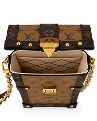 Louis Vuitton Vertical Trunk Pochette — Reverse Monogram Canvas