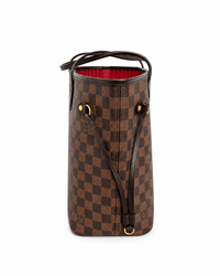 Louis Vuitton Neverfull MM Damier Ebene Tote with Pochette
