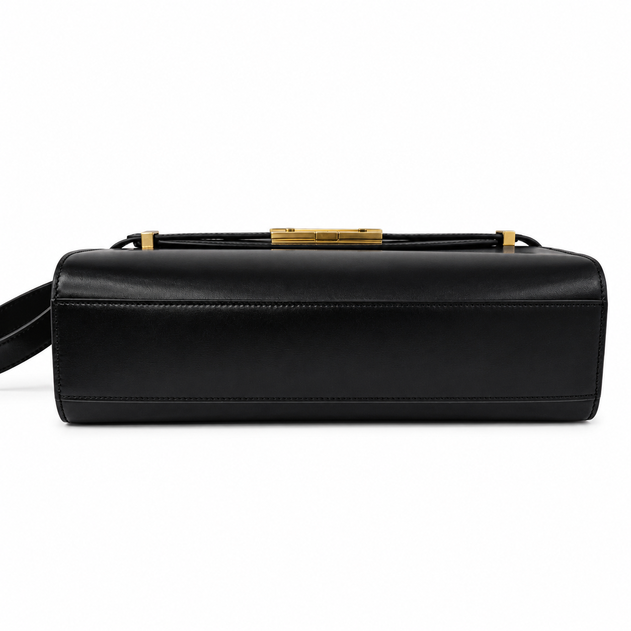 Saint Laurent Manhattan Medium Shoulder Bag Black Leather 29x21