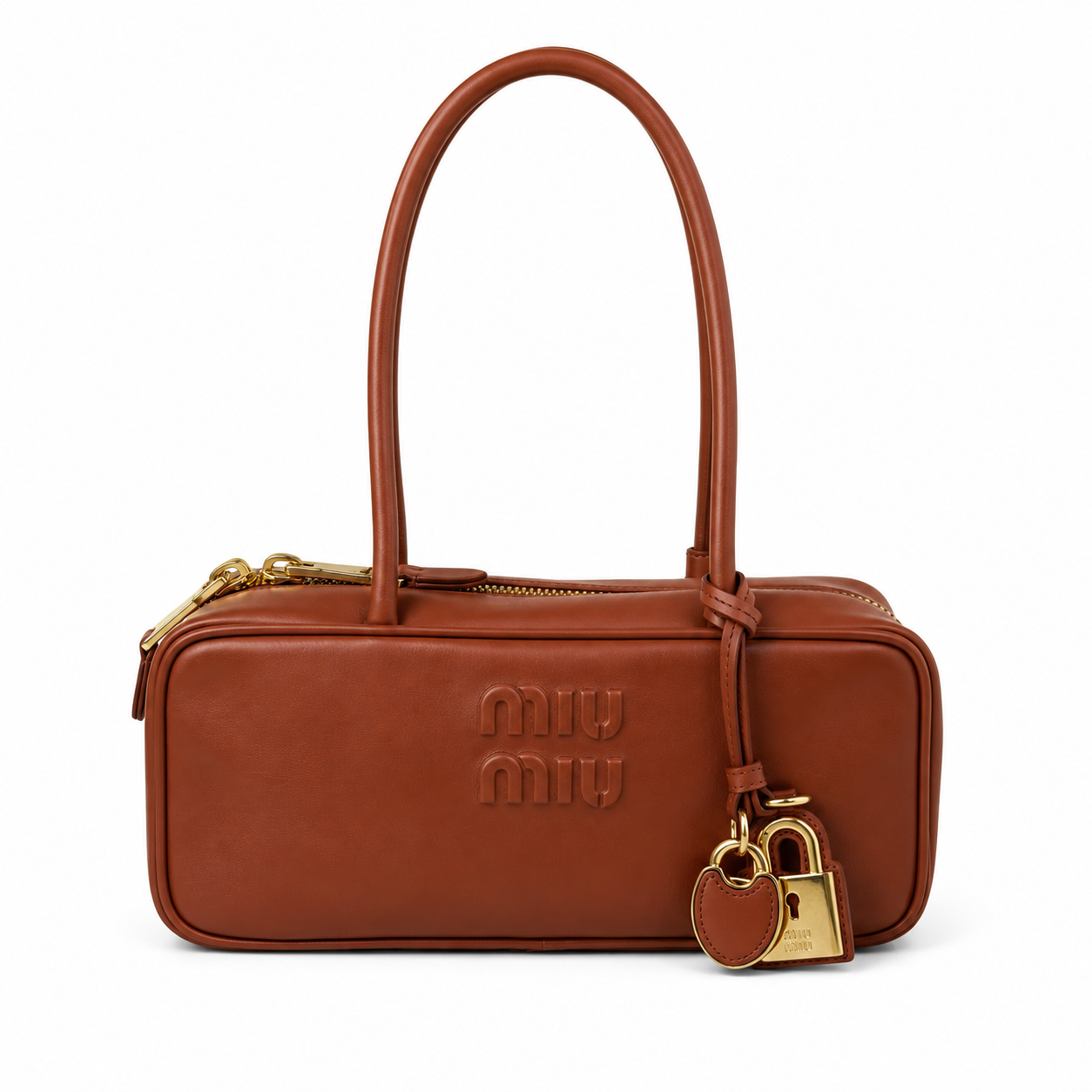 Miu Miu Aventure nappa leather top-handle bag