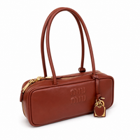 Miu Miu Aventure nappa leather top-handle bag